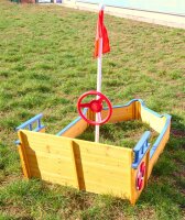 Sandpit, Sandpit Boat, Boat, Ship, Sandbox, Sand Box