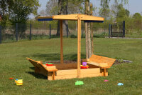Sandbox with Roof, Adjustable