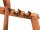 2er Set Gartenliege, Relaxliege, Sonnenliege, Liegestuhl mit rotem Bezugsstoff