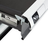 Accesorio, caja de herramientas para carro de herramientas, negro