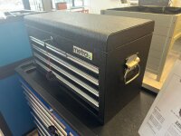 Caja de herramientas, accesorio, grande, con 6 cajones, negra