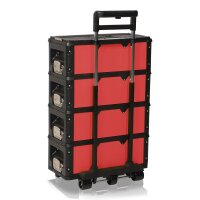 Gereedschapswagen, 4-voudig 1.1.2.2 rood