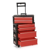 Tool trolley, 4fold 1.1.2.2 red