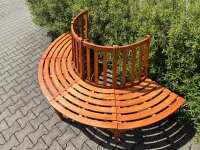 Panca per albero, panca rotonda grande 190 / 70 cm
