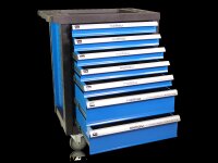 Werkplaatswagen, blauw