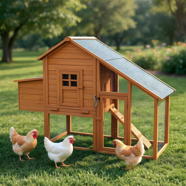 Pollaio con spazio esterno