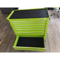 Wide Tool Trolley, 7 Drawers S47 Green