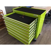 Wide Tool Trolley, 7 Drawers S47 Green