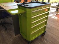 Gereedschapswagen, Professional Serie, 5 lades, groen