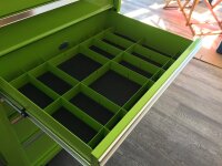 Voitures de Production de LUsine, Professionnel Série, 5 Tiroirs, Vert