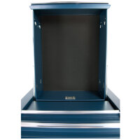 Werkzeugschrank blau, schmal, 7 Schubladen