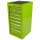 Green Tool Cabinet, Narrow, 7 Drawers, Professional