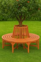 Panca per alberi, panca rotonda 160 / 59 cm