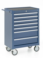 Tool Cart, 7 Drawers, Blue