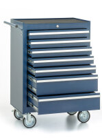 Tool Cart, 7 Drawers, Blue