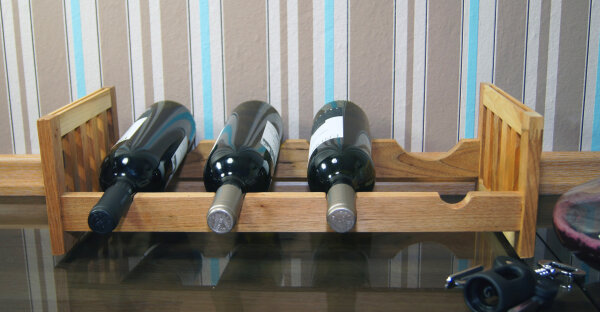 3x Étagère à vin, empilable