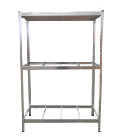 SET 4x Dækregal, 120 x 40 x 180 cm, til 32 dæk