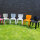 Chaise empilable, chaise en plastique robuste disponible en couleurs variées