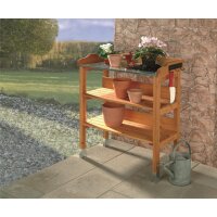 Mesa de cultivo con tablero de zinc