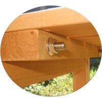 Planten tafel met zinkplaat