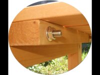 Planten tafel met zinkplaat