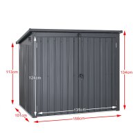 Mülltonnenbox, Müllbox, Mülltonnenverkleidung