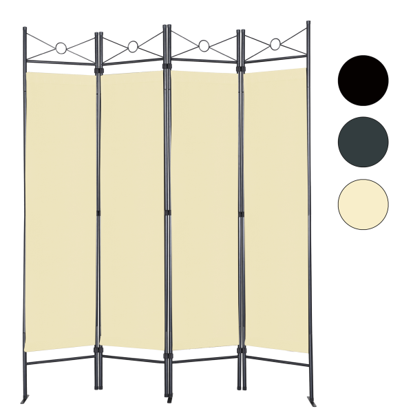Paravent hellgelb, Raumteiler, Trennwand, spanische Wand
