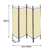 Light Yellow Room Divider, Partition, Screen, Spanish Wall