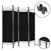 Black Room Divider, Partition, Screen, Spanish Wall