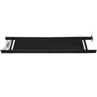 Zwart kamerscherm, roomdivider, scheidingswand, Spaanse wand