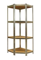 Corner Shelf, Heavy Duty Shelf, 4 Levels