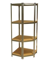 Corner Shelf, Heavy Duty Shelf, 4 Levels