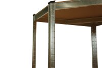 Scaffale dangolo, scaffale ad alta capacità, 4 ripiani