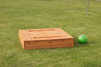 Sandpit with Cover and Benches