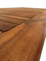 Garden table, dining table, folding table, table made of acacia wood