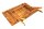 Table de jardin, table à manger, table pliante, table en bois dacacia