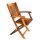 Chaise de jardin, fauteuil de jardin, chaise pliante en bois dacacia