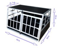 Dog transport box L for the car, travel box, dog box, transport box