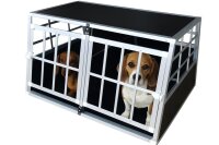 Hundetransportbox L fürs Auto, Reisebox, Hundebox, Transportbox