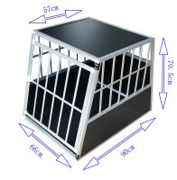 Caisson de transport pour chiens M pour voiture, boîte de voyage, caisson pour chien, boîte de transport