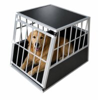 Caja de transporte para perros M para el coche, caja de viaje, caja para perros, caja de transporte