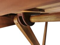 Balkonový set, Bistro set, Stůl s 2 židlemi, hnědý