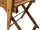 Ensemble de balcon, ensemble bistro, table avec 2 chaises, marron