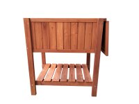 Cama elevada con mesa, caja de plantación,...