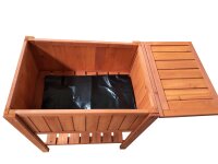 Vaso da giardino con tavolo, contenitore per piante, serra, orto