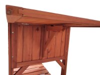 Vaso da giardino con tavolo, contenitore per piante, serra, orto