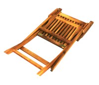 Set de 4 sillas de jardín, sillones de jardín, silla plegable de madera de acacia