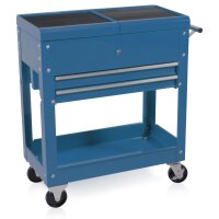 Carrello attrezzi con cassetto blu