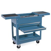Carrello attrezzi con cassetto blu