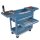 Tool cart with storage box blue